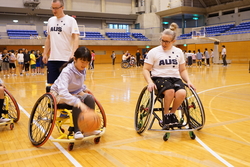 写真：交流体験の様子