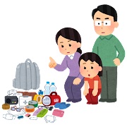 插图：防灾背包